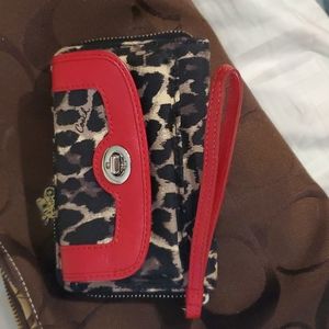 Authentic Coach small clutch/billfold